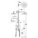 Sistem de dus Tres SHOWER TECHNOLOGY 09286558OM cu control electronic 09286558OM foto 2