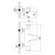 Смеситель для ванны IMPRESE KUCERA f03203401AB термостат хром f03203401AB фото 2
