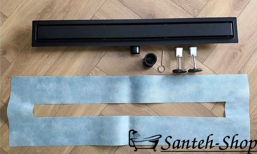 Rigola de dus liniară MAGdrain YZ-A0S Black 700 YZ-A0S Black 700 foto