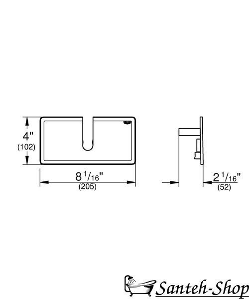 Полочка для душевой системы GROHE EasyReach 26362LN1 26362LN1 фото