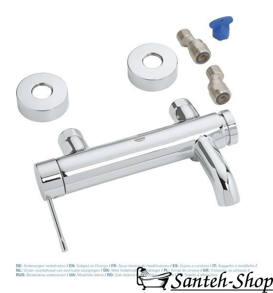 Смеситель для ванны GROHE ESSENCE New, однорычажный 33624001 фото