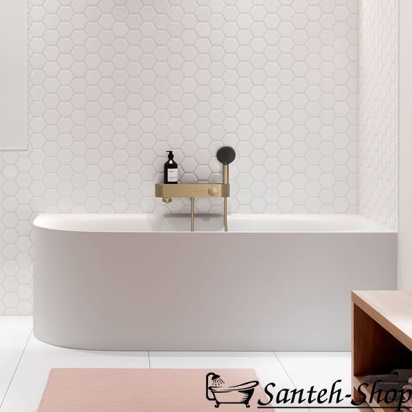 Termostat de cadă Hansgrohe ShowerTablet Select 412 mm, bronz periat (24340140) 24340140 foto