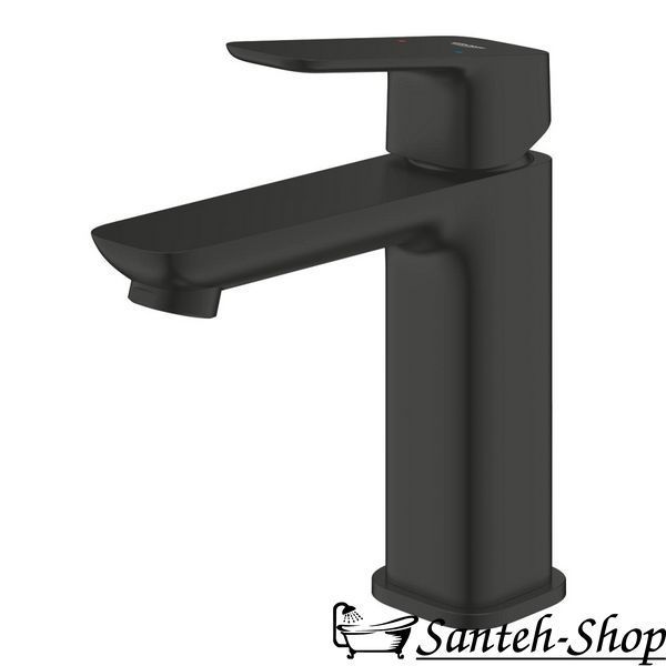 Смеситель для умывальника Grohe Cubeo M-Size однорычажный, черный матовый (1017552430) 1017552430 фото