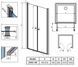 Душевое ограждение RADAWAY Premium Pro Black DWJ 1014100-54-01R фото 2