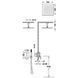 Sistem de duș PROJECT-TRES cu baterie ascunsă cu Rapid-box White 21128003BM foto 2