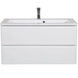 Dulap de baie suspendat AQUARODOS ACCENT 100 cu lavoar, 550x990x465 cm, alb ACCENT 100 foto 5