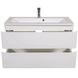 Dulap de baie suspendat AQUARODOS ACCENT 100 cu lavoar, 550x990x465 cm, alb ACCENT 100 foto 3