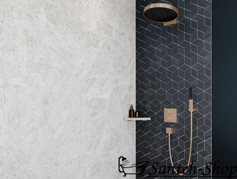 Baterie termostatica Hansgrohe Ecostat Square Matt Black (15714670) 15714670 foto