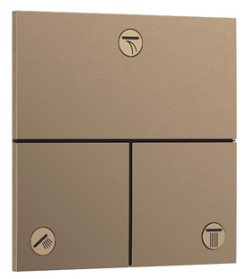 Переключатель Hansgrohe ShowerSelect Comfort E на 3 функции, Brushed Bronze (15573140) 15573140 фото