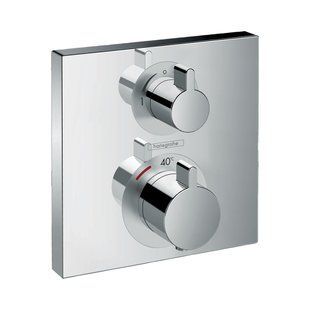 Baterie termostatica pentru 2 functii Hansgrohe Ecostat Square (15714000) 15714000 foto