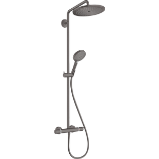 Душевая система Hansgrohe Croma Select S 280 1jet Showerpipe с термостатом, brushed black chrome (26890340) 26890340 фото