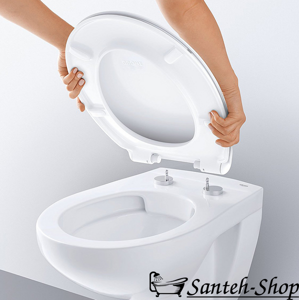 Крышка напольного унитаза Grohe BAU Ceramic, белый (39493000) 39493000 фото