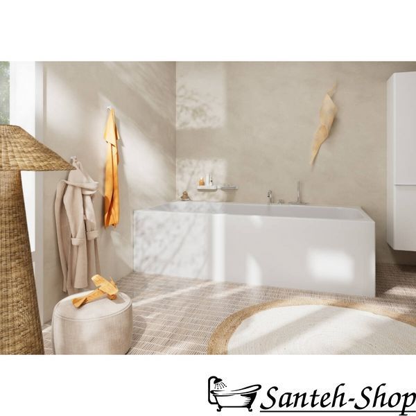 Смеситель для ванны на 3 отверстия Hansgrohe Tecturis S (73447000) 73447000 фото