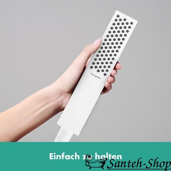 Душевой набор Hansgrohe Pulsify E 100 1jet EcoSmart+ 90 см, Matt White (24381700) 24381700 фото