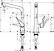 Baterie de bucătărie Hansgrohe Metris Select 320 1jet, crom (14883000) 14883000 foto 4