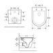 WC suspendat IMPRESE VLTAVA c06309610 (51,5*36,5*35,5 cm, twist, capac duroplast), negru mat c06309610 foto 2