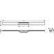 Rigola de duș liniara Hansgrohe RainDrain Flex 56047990, 120 cm, scurtată, auriu lustruit 56047990 foto 2
