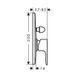 Baterie de duș &icirc;ncasabilă Hansgrohe Rebris E 72458670 foto 2