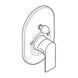 Baterie de duș &icirc;ncasabilă Hansgrohe Rebris E 72458670 foto 3