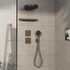 Comutator Hansgrohe ShowerSelect Comfort E cu 3 funcții, bronz periat (15573140) 15573140 foto 7