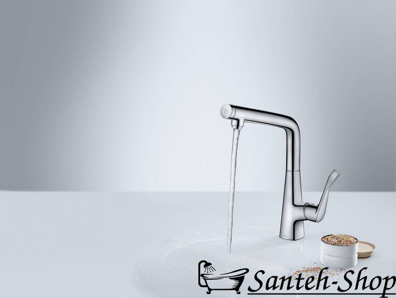 Baterie de bucătărie Hansgrohe Metris Select 320 1jet, crom (14883000) 14883000 foto