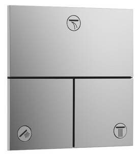 Переключатель Hansgrohe ShowerSelect Comfort E на 3 функции, Chrome (15573000) 15573000 фото