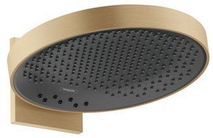 Duș de perete Hansgrohe Rainfinity 360 cu 3jet și suport, bronz periat (26234140) 26234140 foto