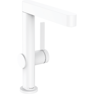 Baterie de lavoar Hansgrohe Finoris 230 cu pipa pivotanta 2JET și robinet cu apăsare, alb mat (76060700) 76060700 foto