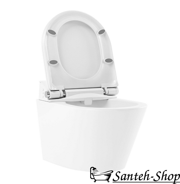 WC suspendat inteligent Volle NEMO II 1333.001057 Rimless 59,5*37*40cm, scaun cu functie bideu, control electronic 1333.001057 foto