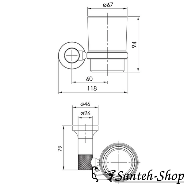 Sticlă de baie Imprese BRENTA ZMK081906230 nichel ZMK081906230 foto