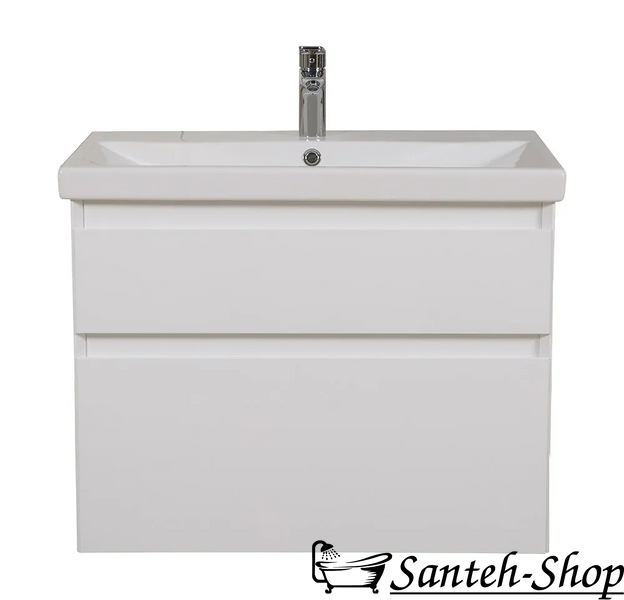 Dulap de baie suspendat AQUARODOS ELITE 100 cu lavoar, 630x1000x450 cm, alb ELITE 100 foto