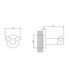 C&acirc;rligul dublu pentru prosoape Omnires Modern Project MP60120NI nichel periat MP60120GR foto 2