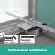 Scurgere de duș Hansgrohe RainDrain Flex Top cu montare pe perete 700 mm, finisaj auriu lucios (56050990) 56050990 foto 5