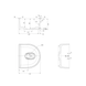 Lavoar de blat OMNIRES CADENCE M+ CADENCE420BP, 42 x 37 cm, alb lucios CADENCE420BP foto 2