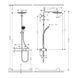 Sistem de dus Hansgrohe Pulsify Showerpipe 260 1jet 24220000 cu termostat 24220000 24220000 foto 2