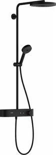 Душевая система Hansgrohe Pulsify Showerpipe 260 1jet 400 EcoSmart, Matt Black (24221670) 24221670 фото