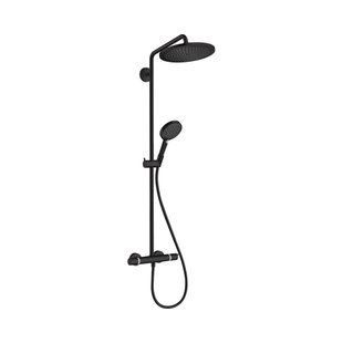 Душевая система Hansgrohe Croma Select S 280 1jet Showerpipe с термостатом, matt black (26890670) 26890670 фото