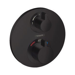 Термостат скрытого монтажа Hansgrohe Ecostat S, Matt Black (15758670) 15758670 фото