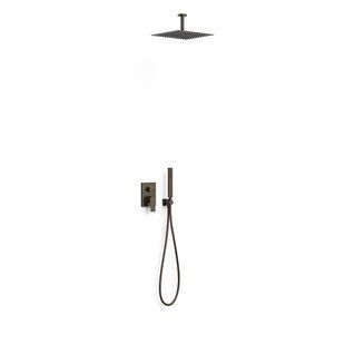Sistem de duș ascuns PROJECT-TRES cu Rapid-box Black cu tentă bronz 21128003KMB foto