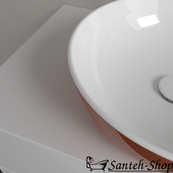 Lavoar de blat Villeroy & Boch Artis 417943BCW8, 430 x 430 x 130 mm, fără preaplin, Rust 417943BCW8 foto