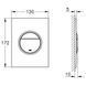 Панель смыва для унитаза GROHE Nova Cosmopolitan размер L 37601000 37601000 фото 3