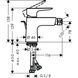 Baterie bideu cu robinet pop-up Hansgrohe Talis E 71720140 71720140 foto 2