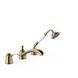 TRES-CLASIC Baterie pentru cada cu 3 orificii Bronz 24214501LV foto 1