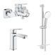 Set baterii de cadă GROHE CUBEO UA125246M (1018130000+1017550000+27929003) UA125246M foto 1