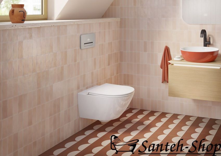 Lavoar de blat Villeroy & Boch Artis 417943BCW8, 430 x 430 x 130 mm, fără preaplin, Rust 417943BCW8 foto