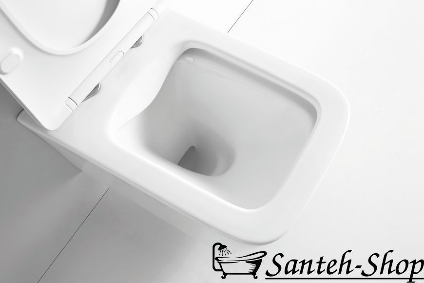 WC suspendat IMPRESE LIBEN N c06804033 52х36х29 cm scaun duropla fara rame c06804033 foto