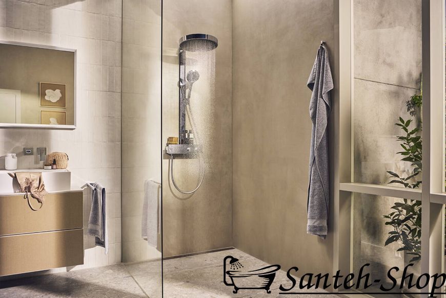Душевая система с термостатом Hansgrohe Rainfinity Showerpipe 360 26853000 фото