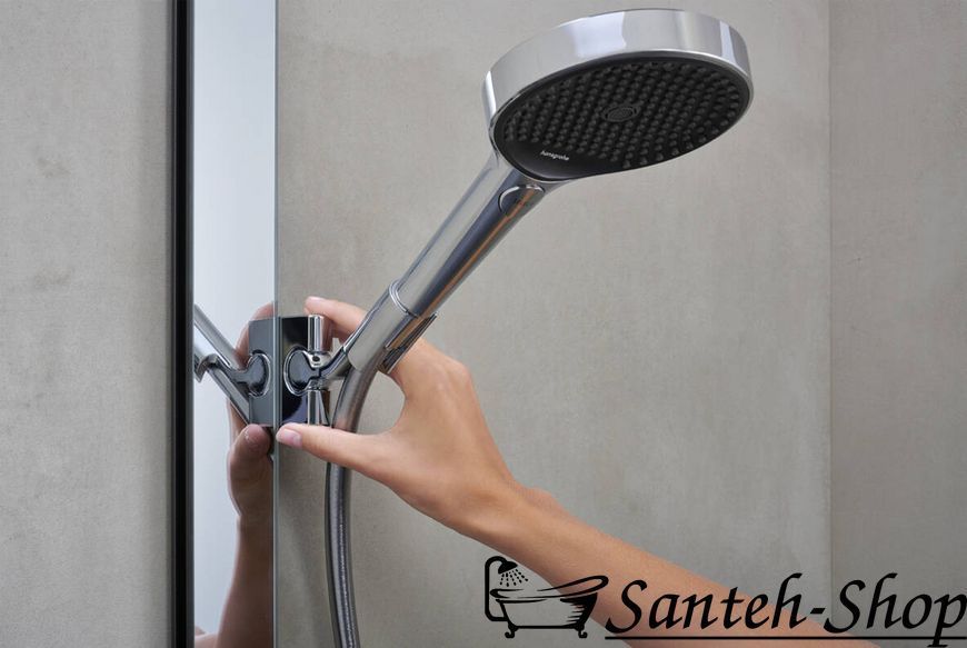 Душевая система с термостатом Hansgrohe Rainfinity Showerpipe 360 26853000 фото