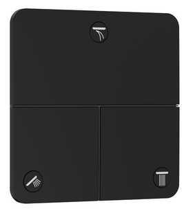 Переключатель Hansgrohe ShowerSelect Comfort Q на 3 функции, Matt Black (15587670) 15587670 фото