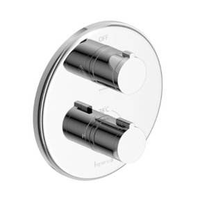 Смеситель скрытого монтажа IMPRESE KUCERA f04603401AD (термостат 3 функции, R) хром f04603401AD фото